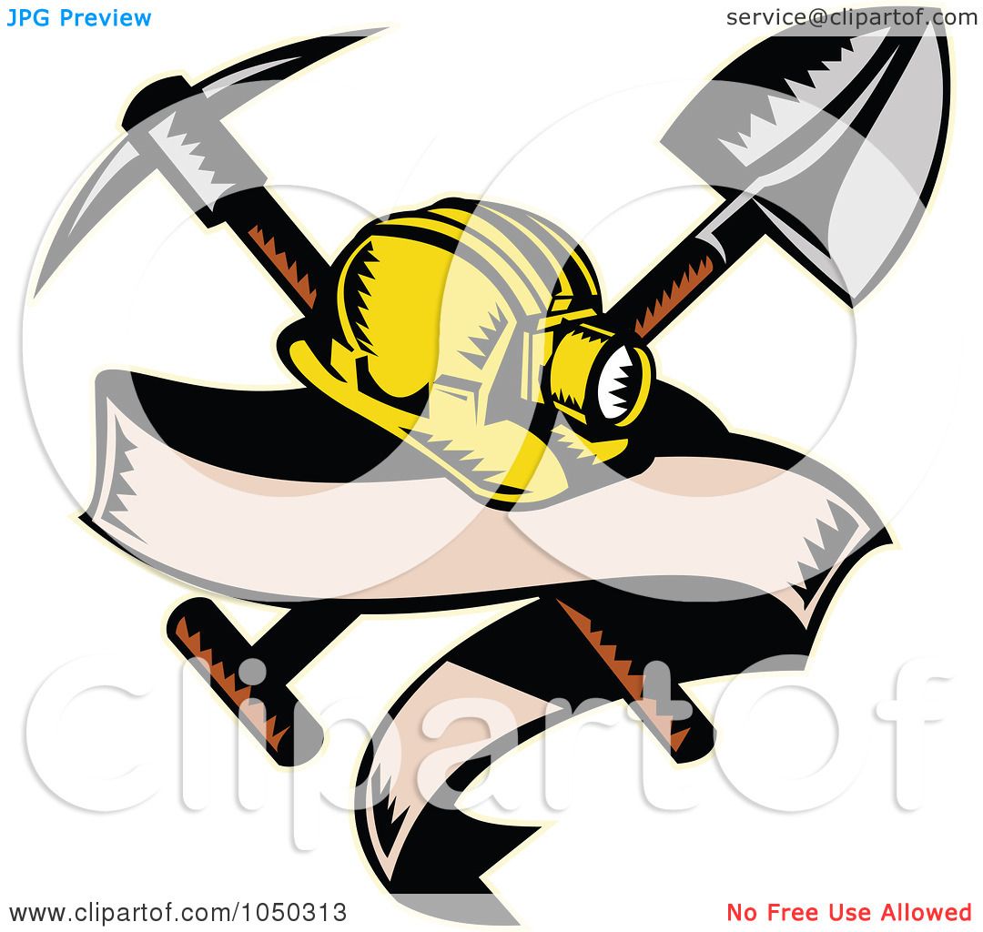 1080x1024 Royalty Free (Rf) Cliprt Illustration Of Miner Hat