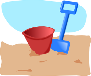 300x253 Bucket And Spade Clip Art