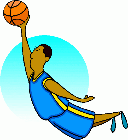 490x537 Basketball Player Clip Art
