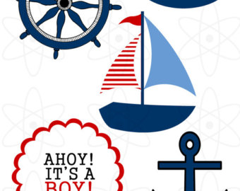 340x270 Nautical Baby Shower Clip Art Baby Shower Nautical