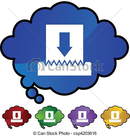 450x470 Paper Shredder Clip Art Vector