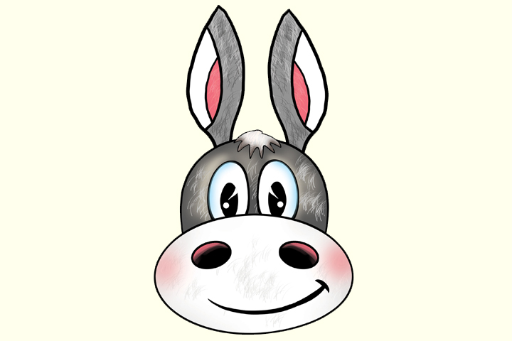720x480 Donkey Clipart Face Mask