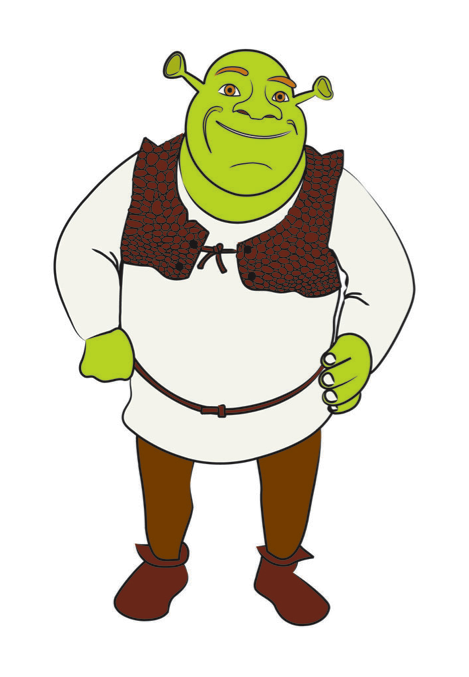 469x677 Draw Shrek Shrek, Craft And Clip Art
