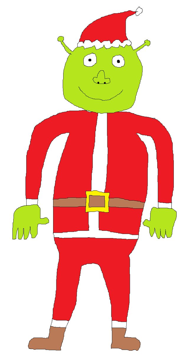 654x1220 Santa Shrek By Mtallmen184