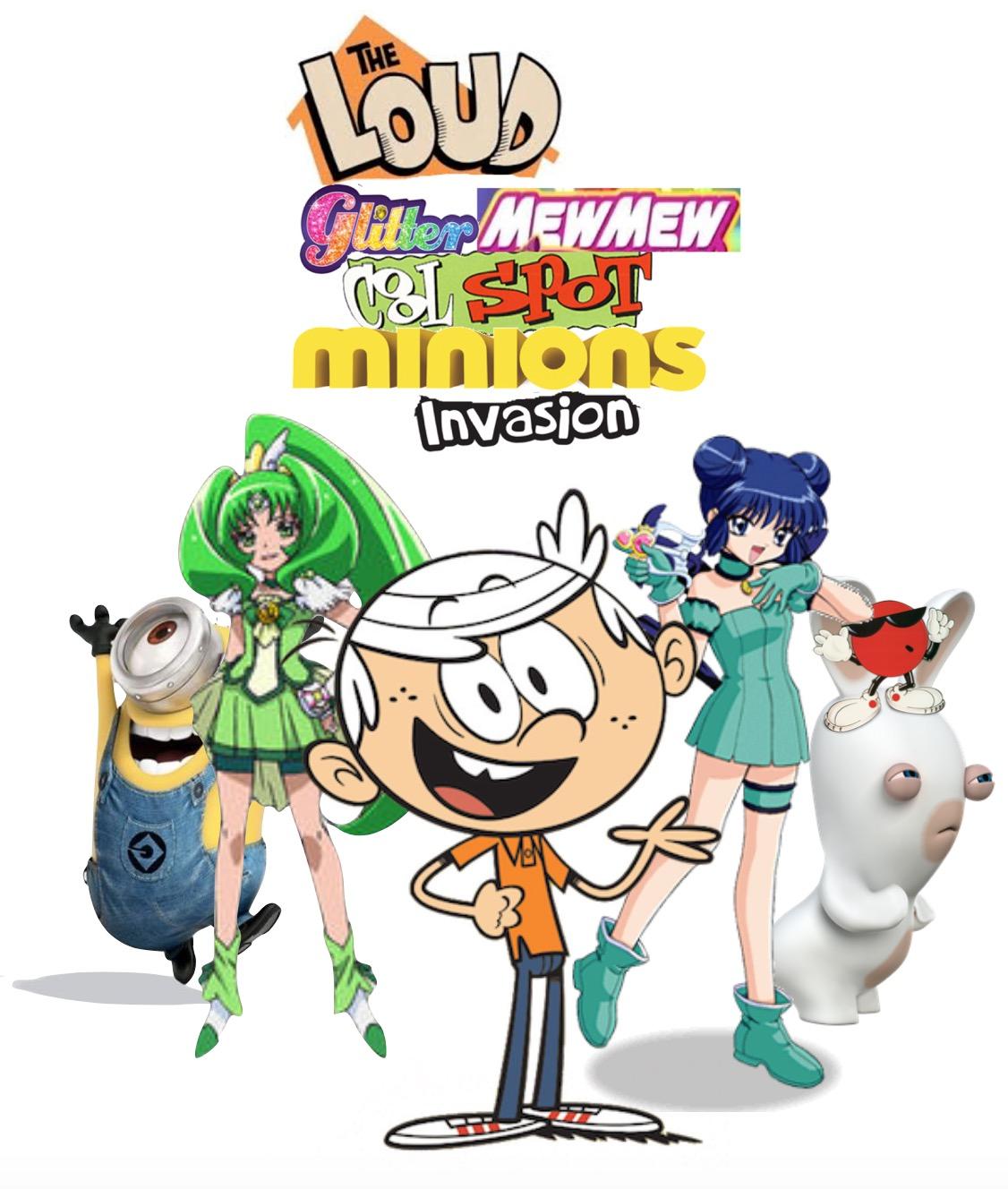 1126x1328 The Loud Glitter Mew Mew Cool Spot Minions Invasion Bee Shrek