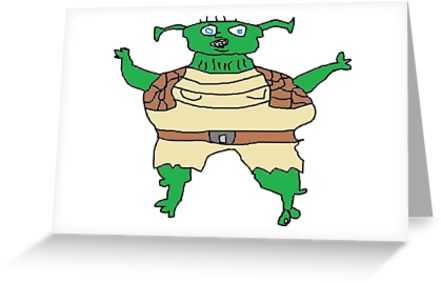 441x283 Shrok (Shrek) Greeting Cards By Pipladinc Redbubble