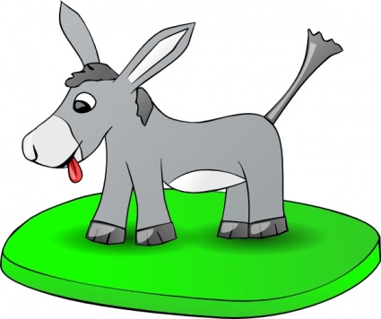 425x356 Donkey Clip Art