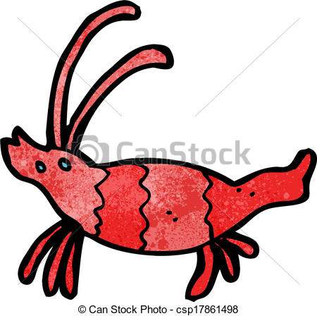 450x448 Cartoon Shrimp Eps Vectors