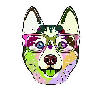 360x360 Cute Siberian Husky Dogs Art For Pet Lover Graphic T Shirt By