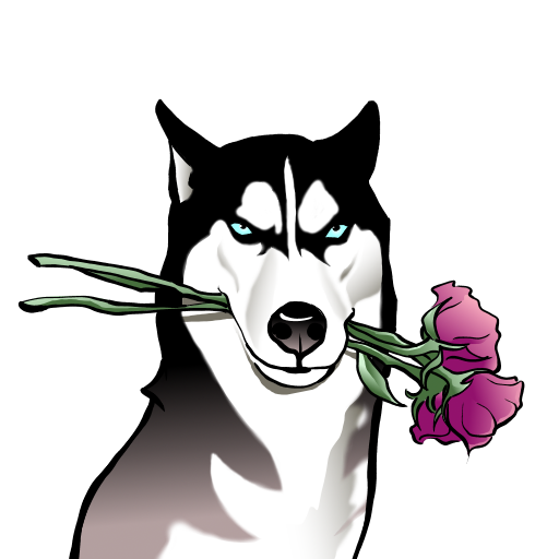 512x512 Siberian Husky Sakhalin Husky Dog Breed Clip Art
