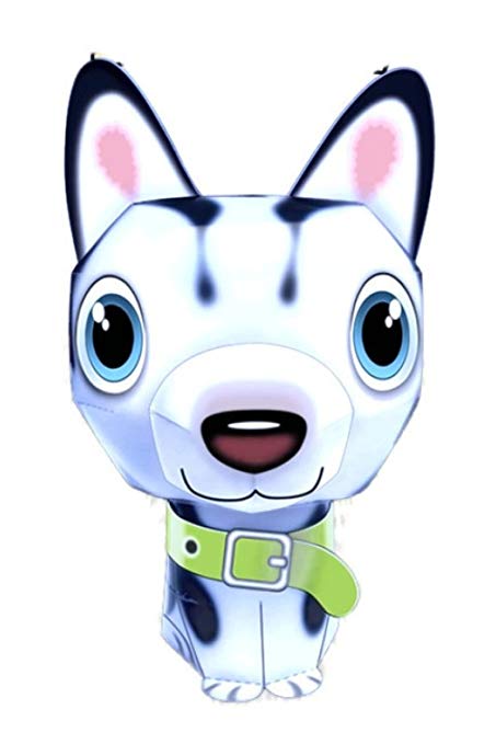453x679 Siberian Husky Puppy Dog Awesome Easy Fun Diy 3d Art Paper Craft