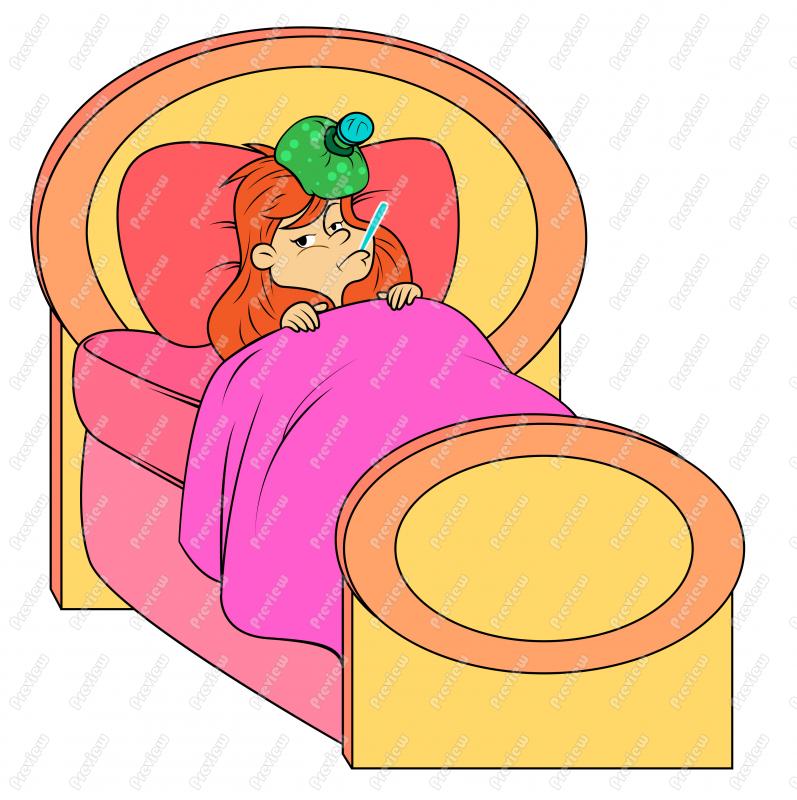 797x800 Sick Girl Child Clip Art