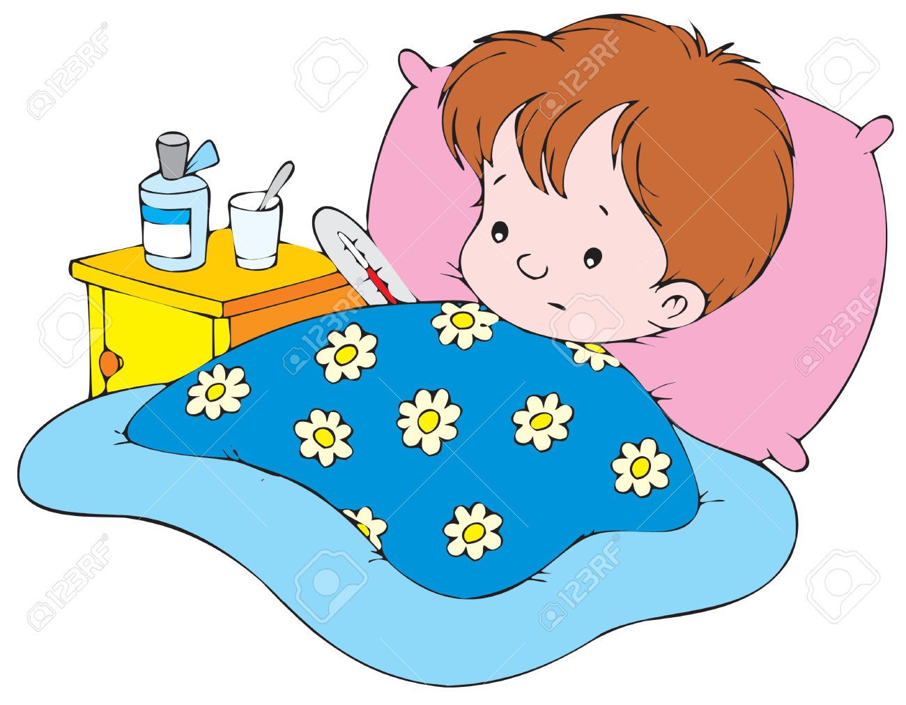 1300x1011 Child Sick Clipart