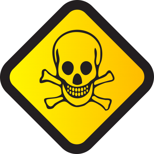 500x500 Toxic Sign Png Clip Art