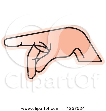 450x470 Clipart Of A Counting Hand Holding Up One Finger, 1 In Sign