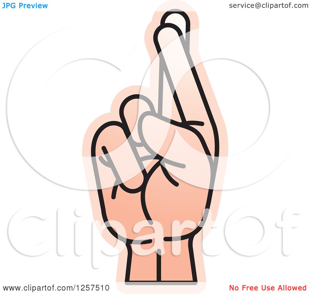 1080x1024 Clipart Of A Sign Language Hand Gesturing Letter R
