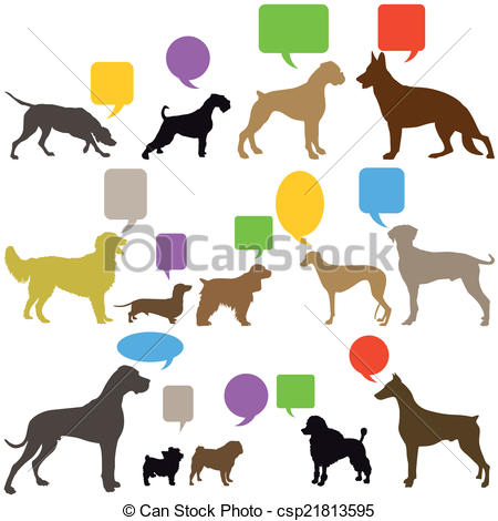 450x470 Dog Sign Language Eps Vectors
