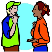 214x215 People Using Sign Language Clipart