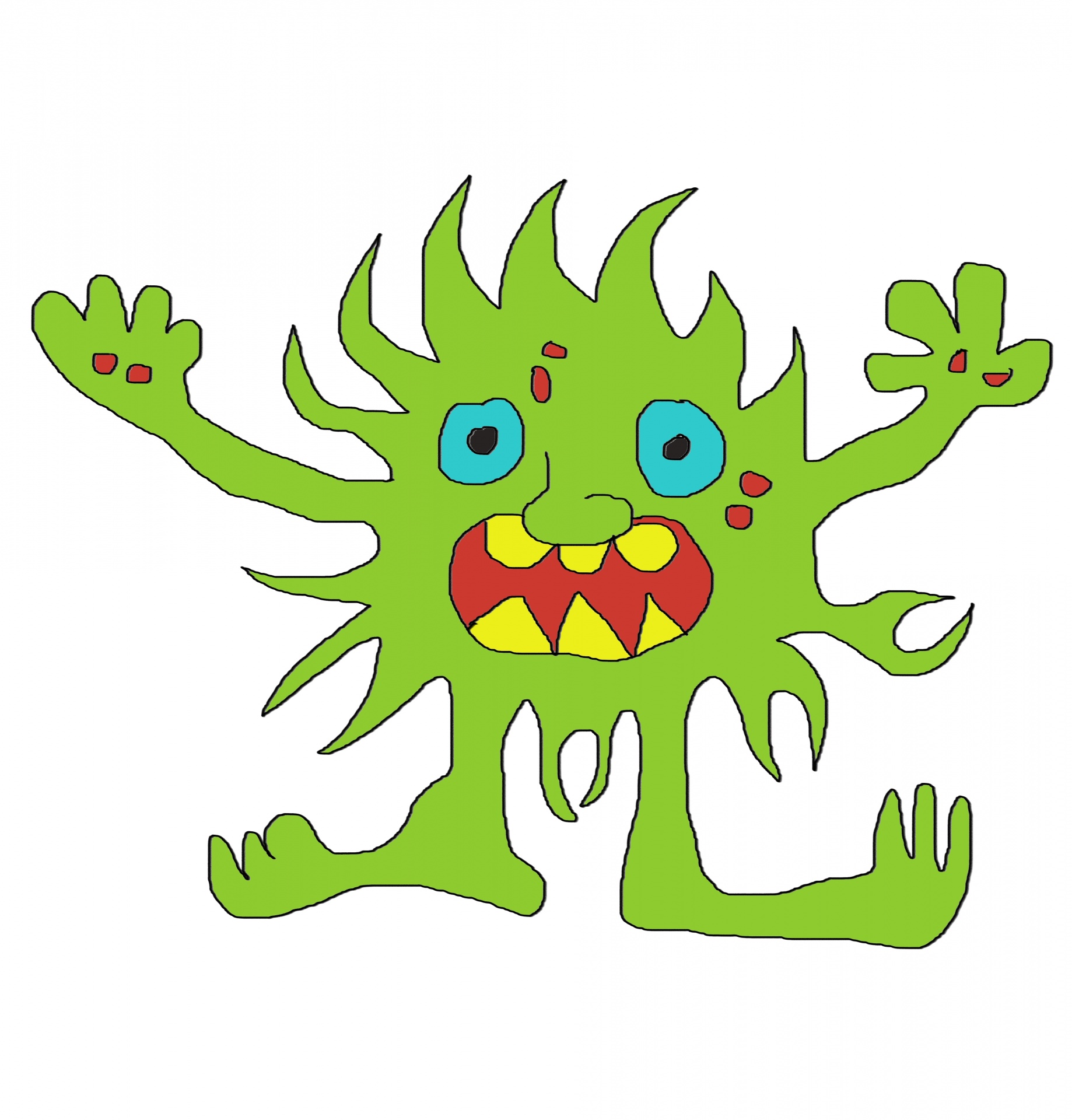 1838x1920 Collection Of Silly Monster Cliparts Buy Any Image And Use It