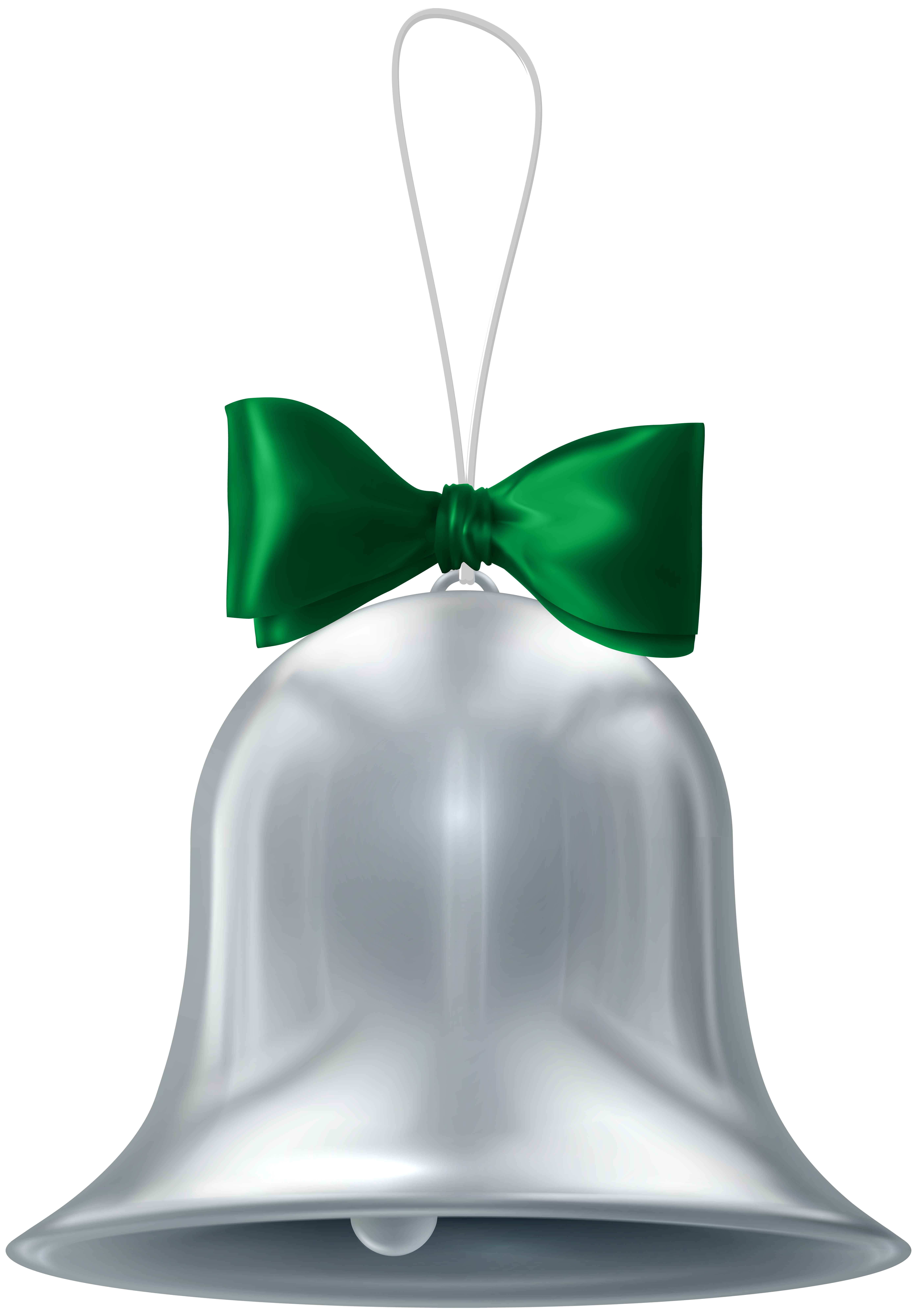 5576x8000 Christmas Silver Bell Transparent Png Clip Artu200b Gallery