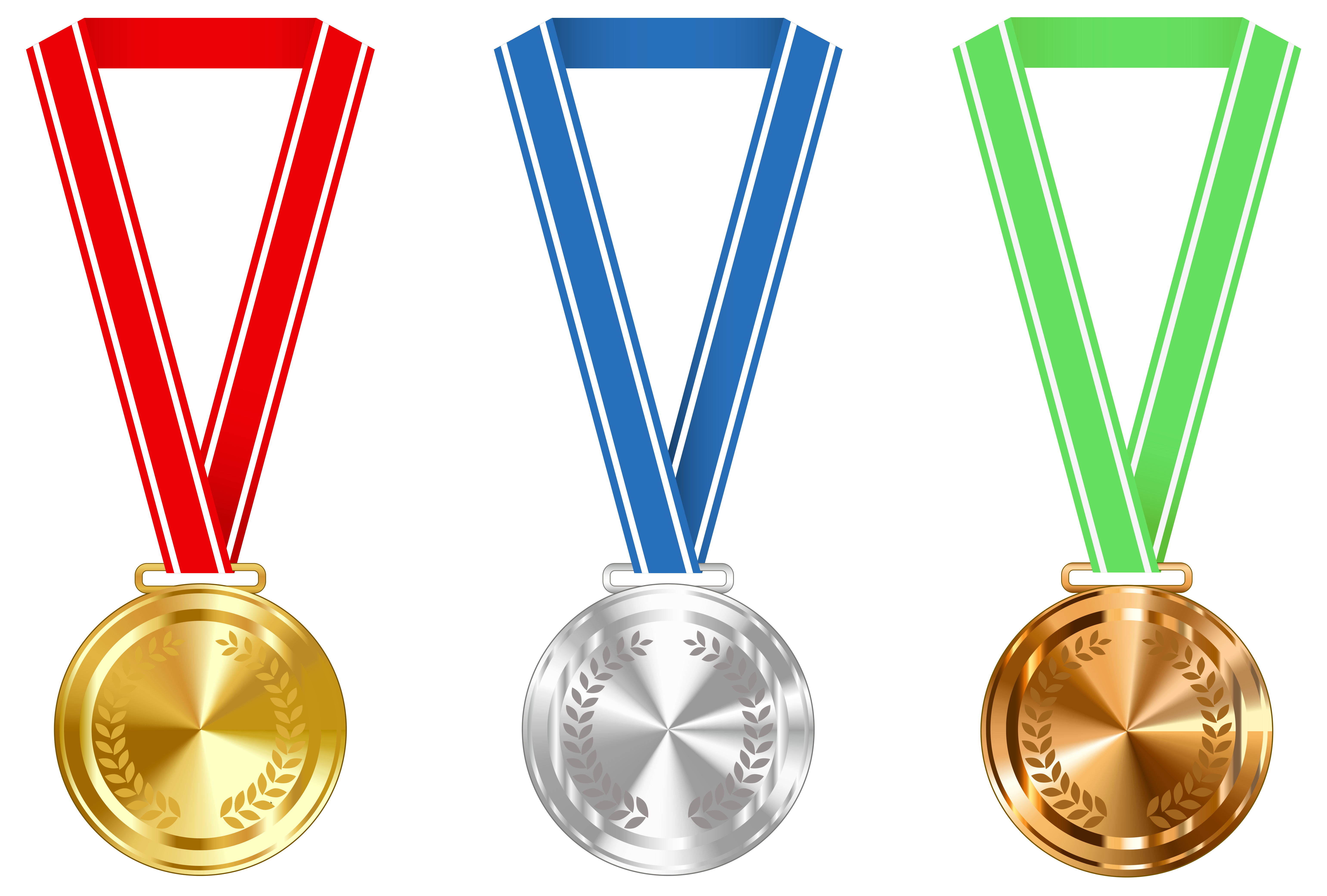 6166x4166 Gold Silver And Bronze Medals Png Clipart Image Places To Visit