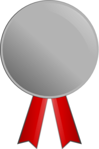 198x299 Silver Medal Clip Art