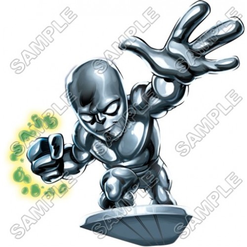 500x500 Super Hero Squad Silver Surfer T Shirt Iron On Transfer Decal