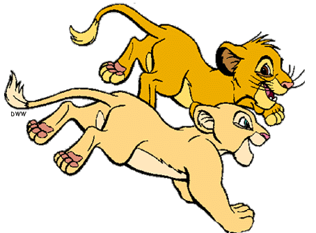 454x334 Lion King Re Told In Clip Art
