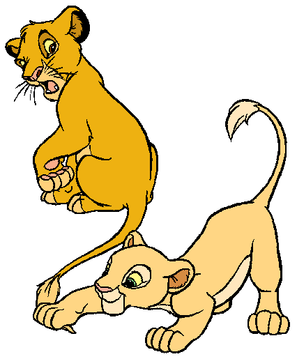 426x515 Simba And Nala Lion