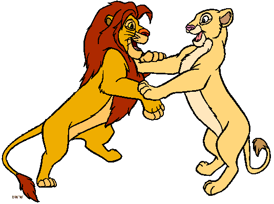 535x398 Clipart Gallery My Lion King Adult Old Simba Amp Nala