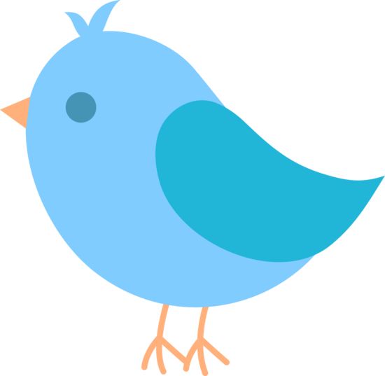 550x537 Cute Blue Bird Clip Art