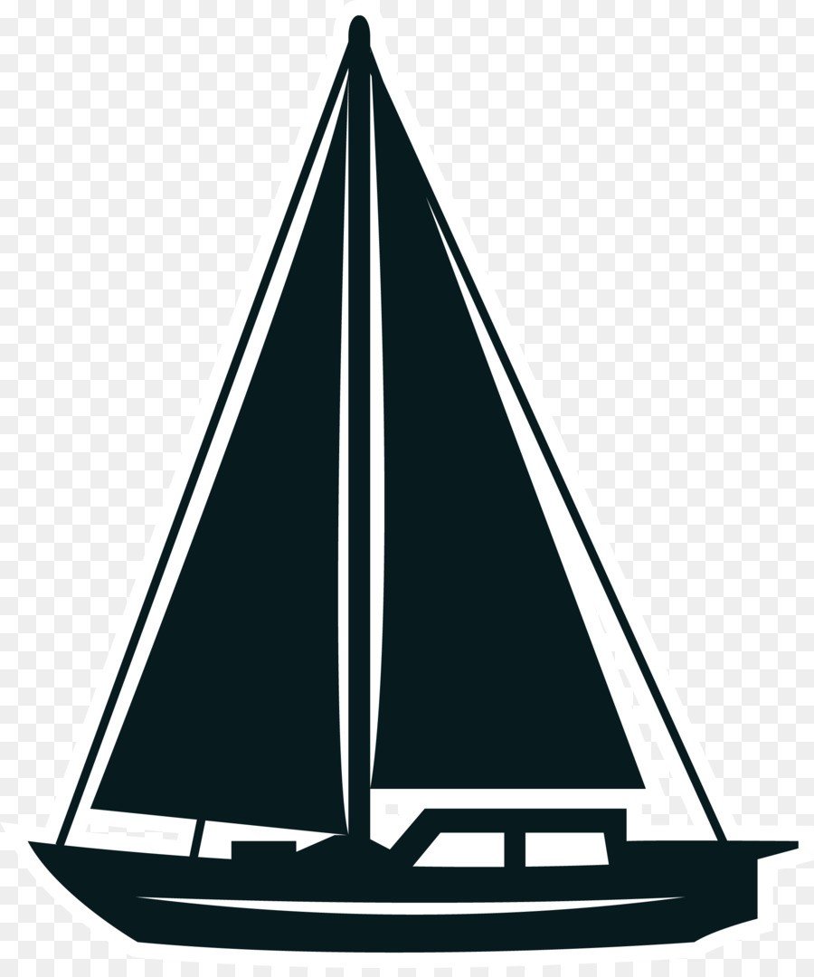 900x1080 Colorable Sailboat Line Art Free Clip And Clipart Png