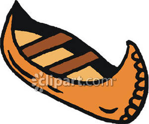 300x250 Canoe Boat Clipart Canoeing Free Download Clip Art
