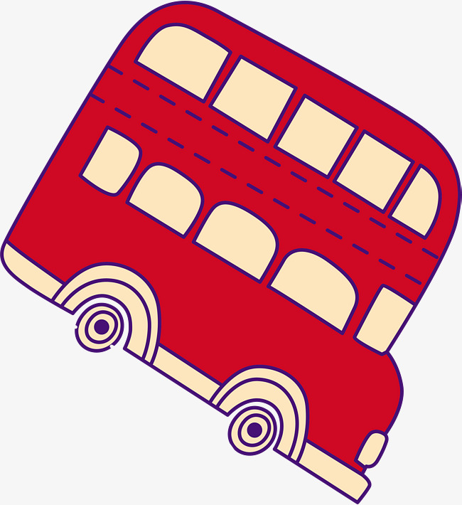 650x710 Hand Painted Red Car Bus, Hand Drawn Car, Simple, Watercolor Png