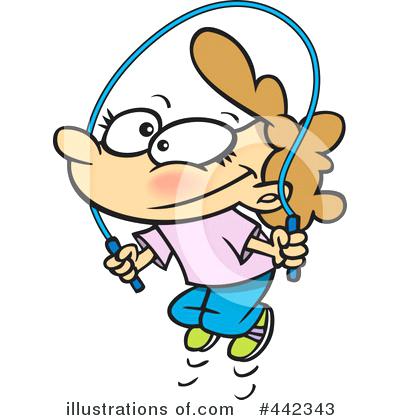 400x420 Clip Art Jumping Royalty Free Jump Rope Illustration By Jumping