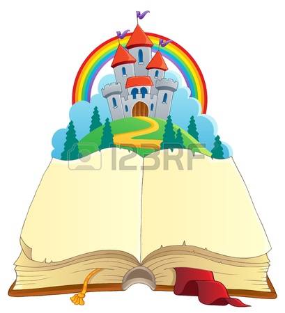 409x450 Fairy Tale Castle Clipart