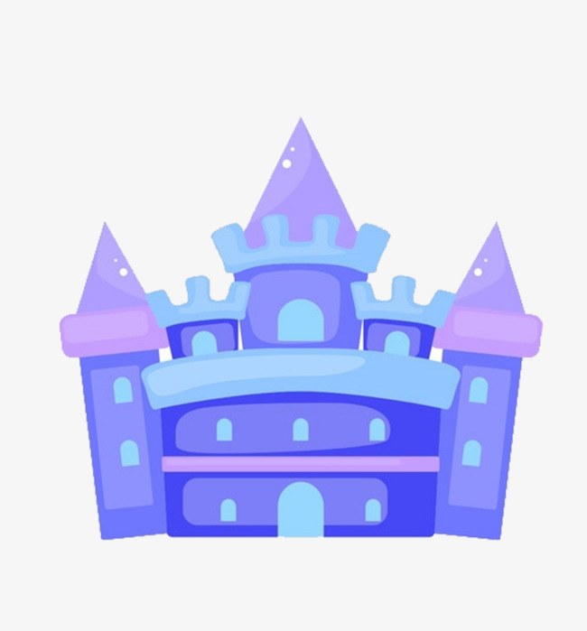 650x699 Blue Dream Castle Cartoons, Blue, Castle, Cartoon Png Image