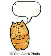 179x194 Evil Cartoon Cat. Vector Clip Art Illustration With Simple