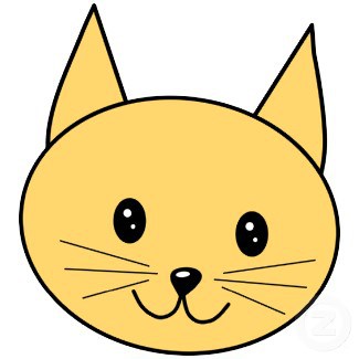 325x325 How To Draw A Simple Cat Face