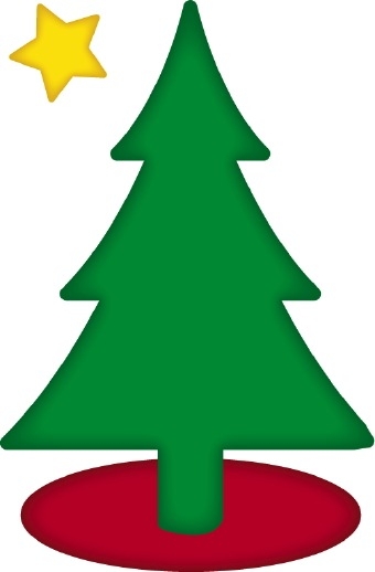 340x518 Simple Christmas Tree Clipart