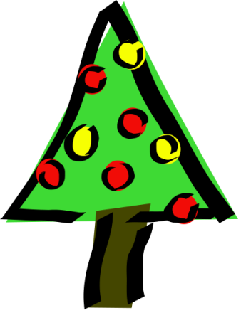 338x440 Free Christmas Decorations Clipart