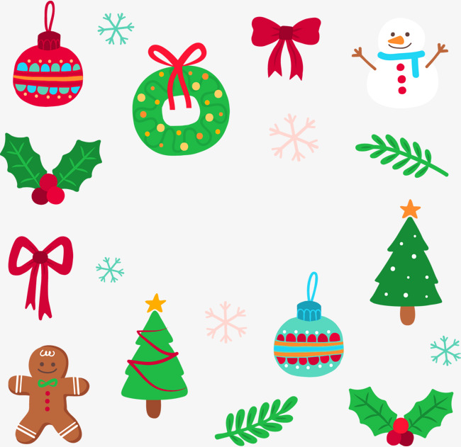 650x631 Green Simple Christmas Day Element, Green, Simple, Christmas Png