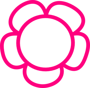 300x294 Simple Flower Clip Art