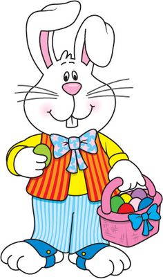 236x403 Easter Bunny Holding A Big Easter Egg. Easter Clipart Ideas