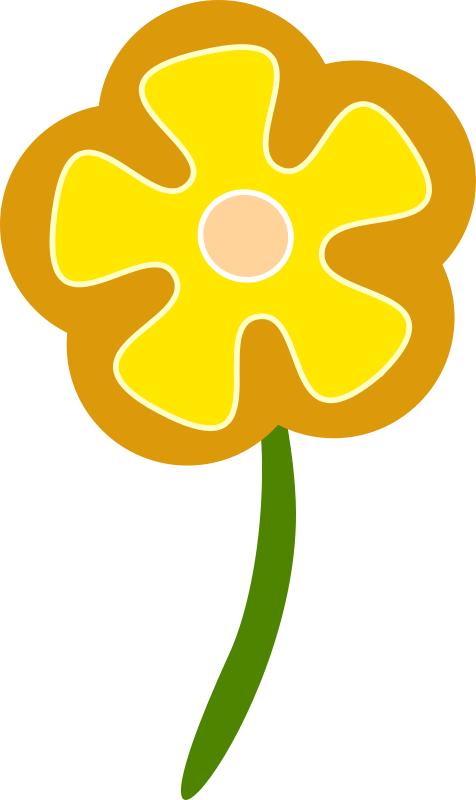 476x800 Free Clipart Simple Flower Laobc