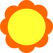 178x178 Free Cute Clipart Simple Round Flowers Clipart