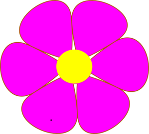 299x270 Pink Flower Clip Art
