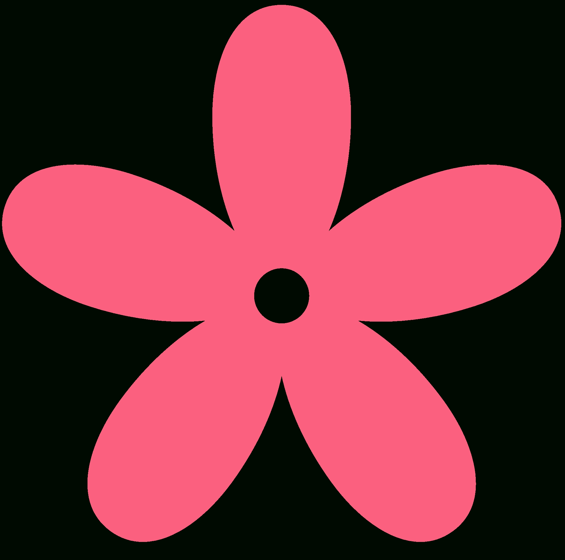 1969x1952 Simple Flower Clip Art