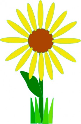 278x425 Simple Yellow Flower Clip Art Download