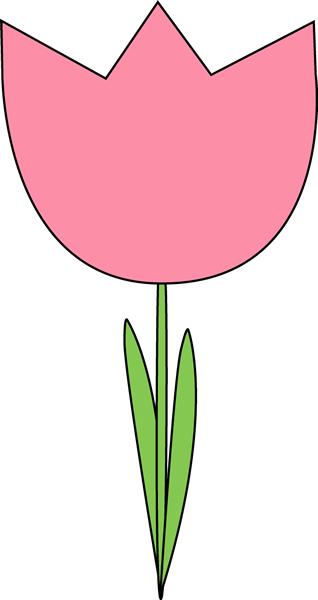318x600 Simple Clipart Tulip